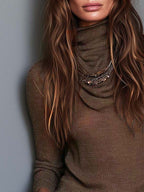 Navy Ribbed Button Cardigan