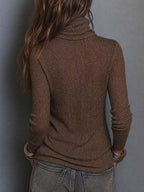 Navy Ribbed Button Cardigan