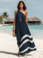 Color-Block Maxi Jurk