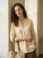 100% Linen Dress Shirt JOANNA