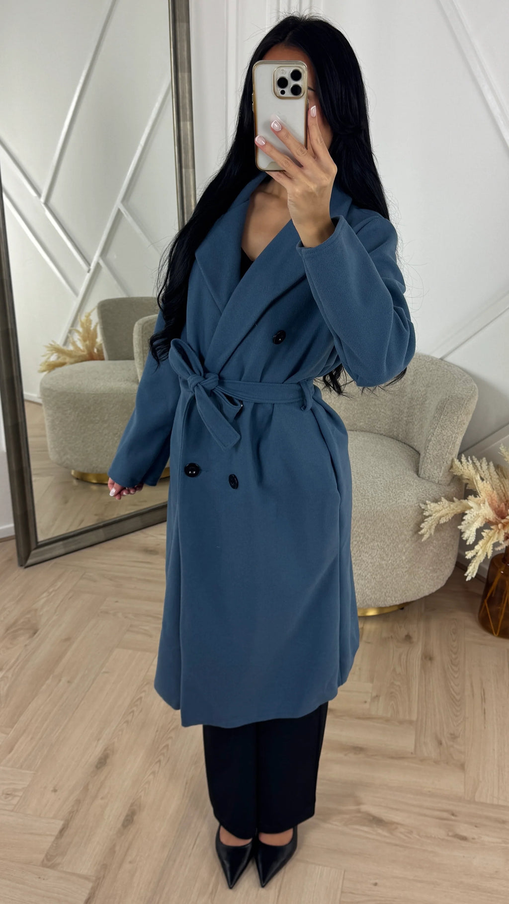 Long Belted Coat
