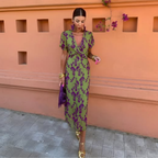 Ernestina™ | Green Floral Maxi