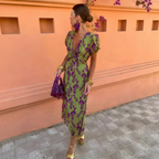Ernestina™ | Green Floral Maxi