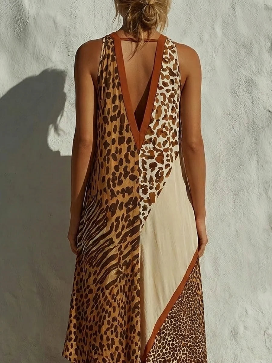 Bohemian Dierenprint Jurk