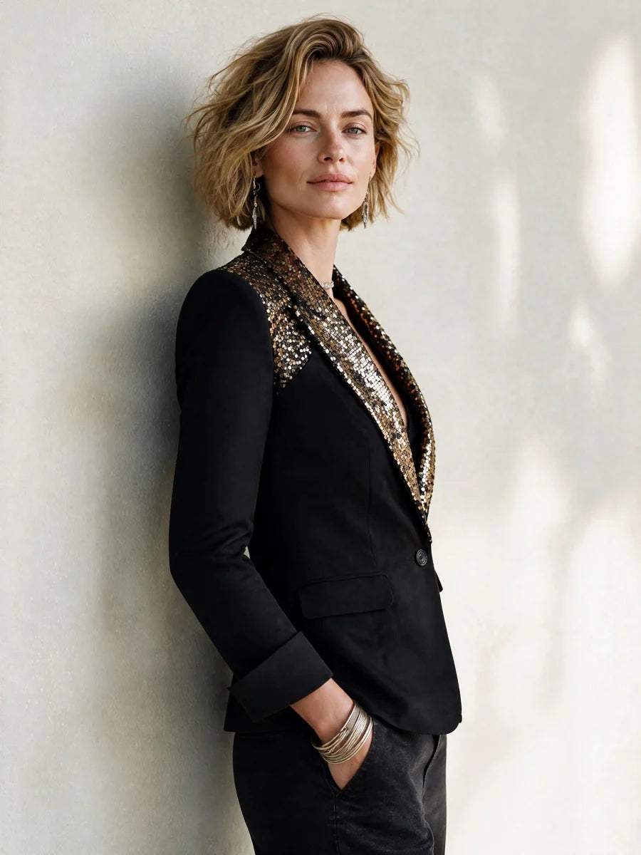 Pailletten Blazer