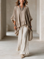 Khaki Ruches Set