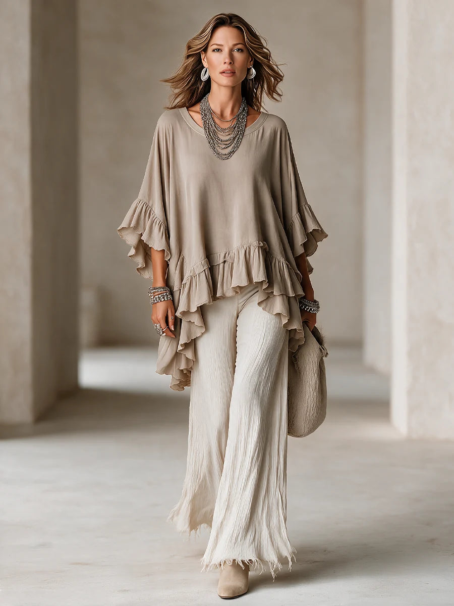 Khaki Ruches Set