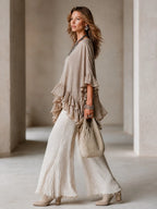 Khaki Ruches Set