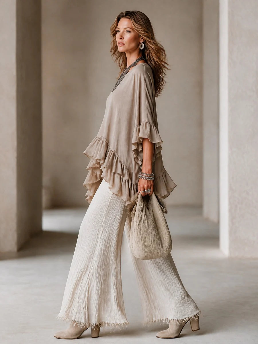 Khaki Ruches Set