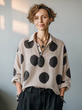 Polkadot Linnen Blouse