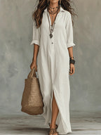 WILLOW | Effortless Maxi Dress Flattering Silhouette Versatile Daily Wear