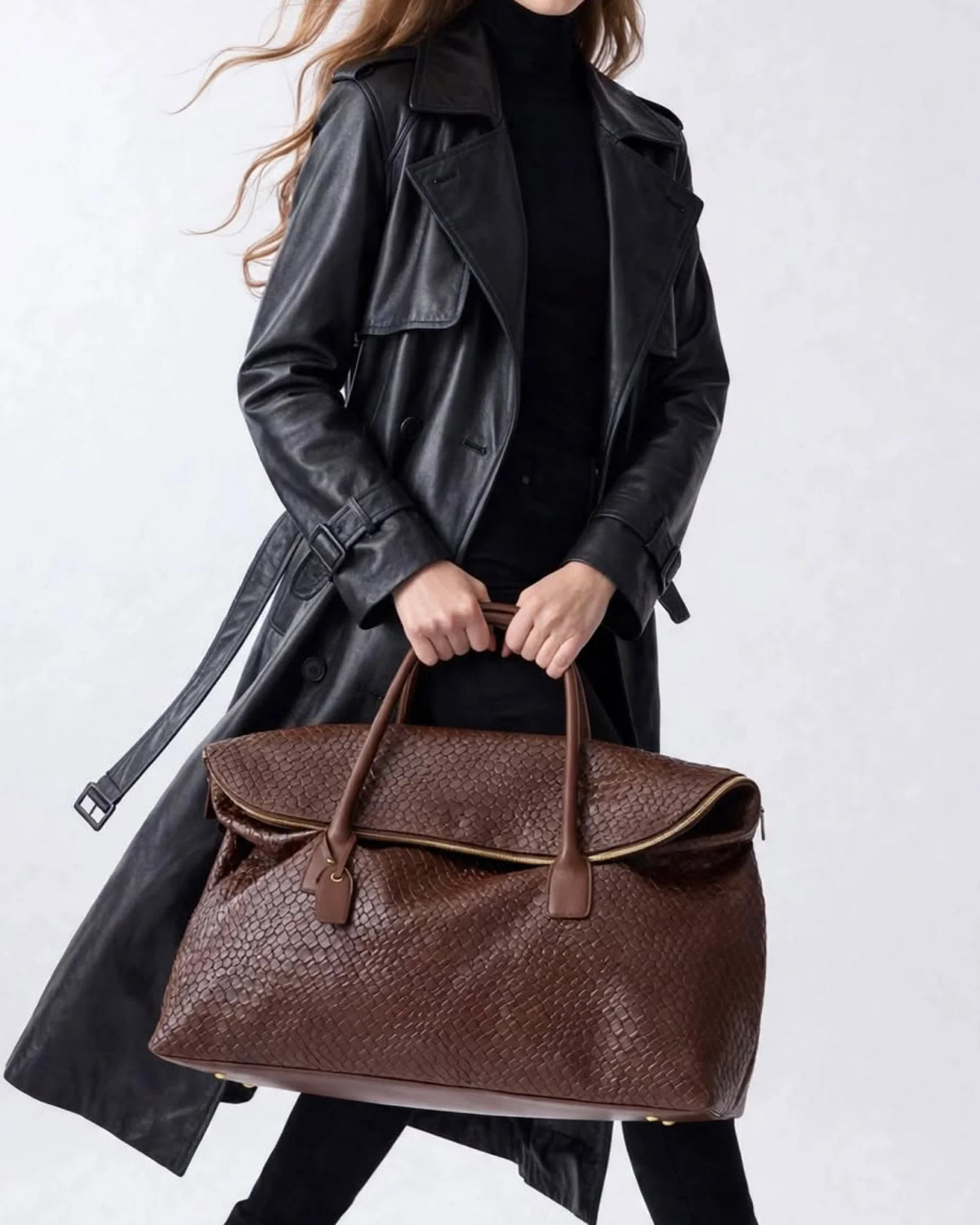 Woven Weekend Bag