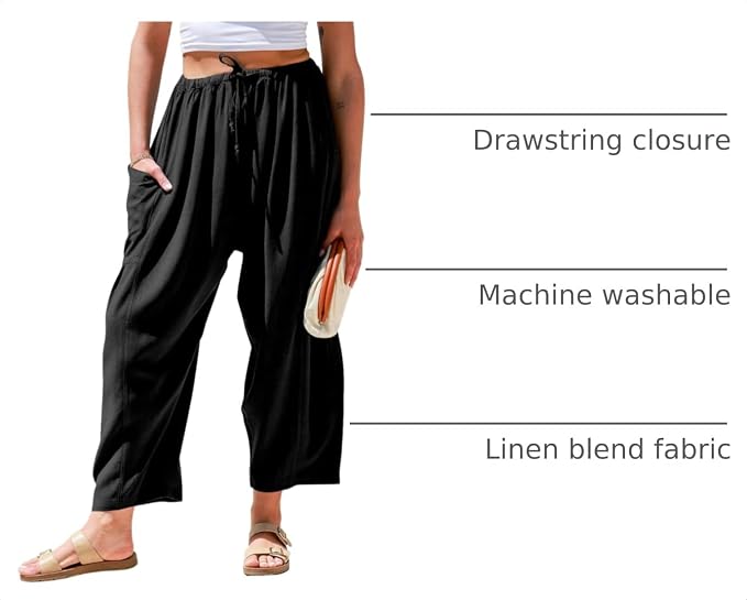Linen Harem Pants