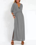 Denise | Maxi Dress with Short Sleeves for Women