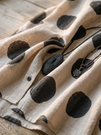Polkadot Linnen Blouse