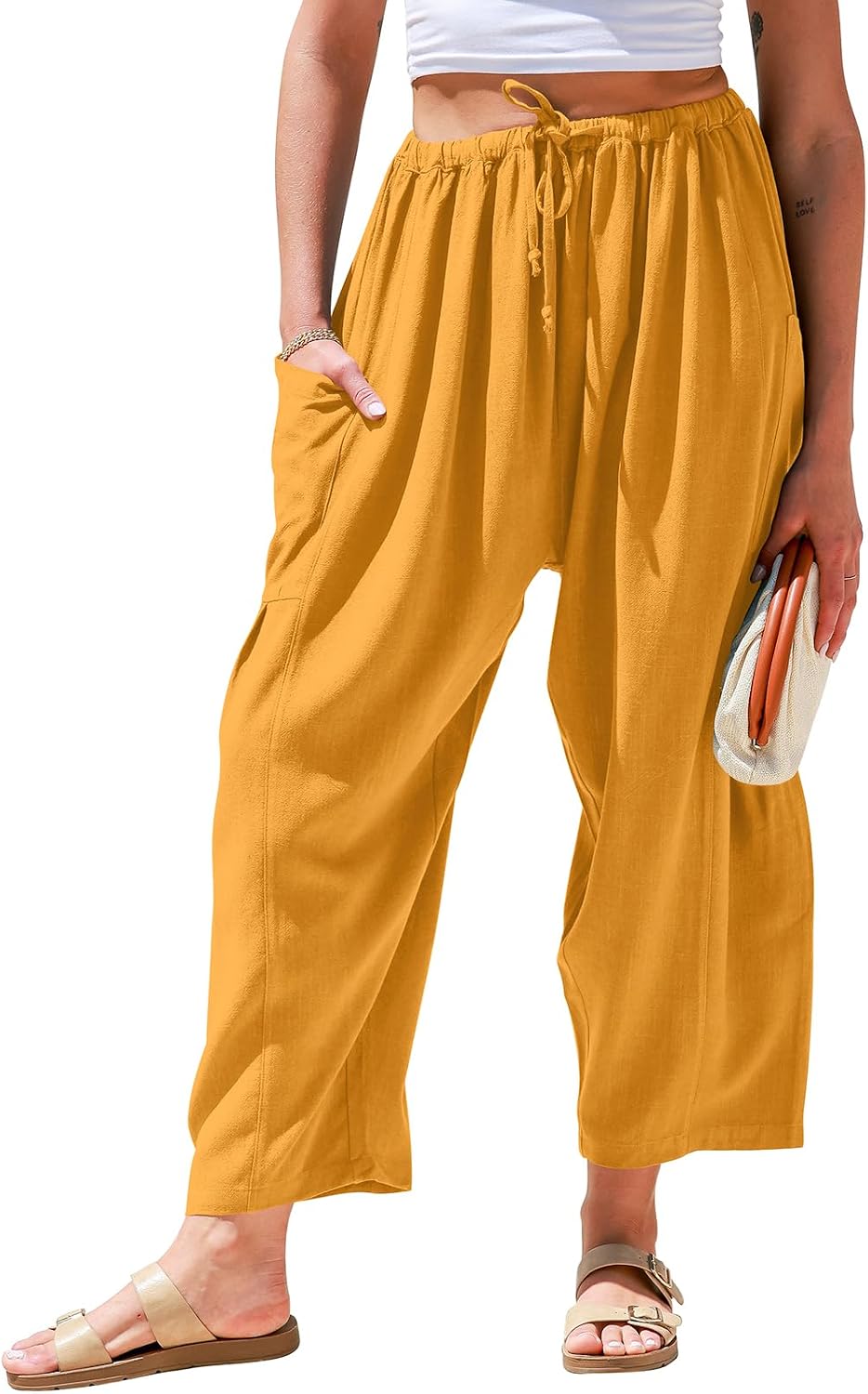 Linen Harem Pants