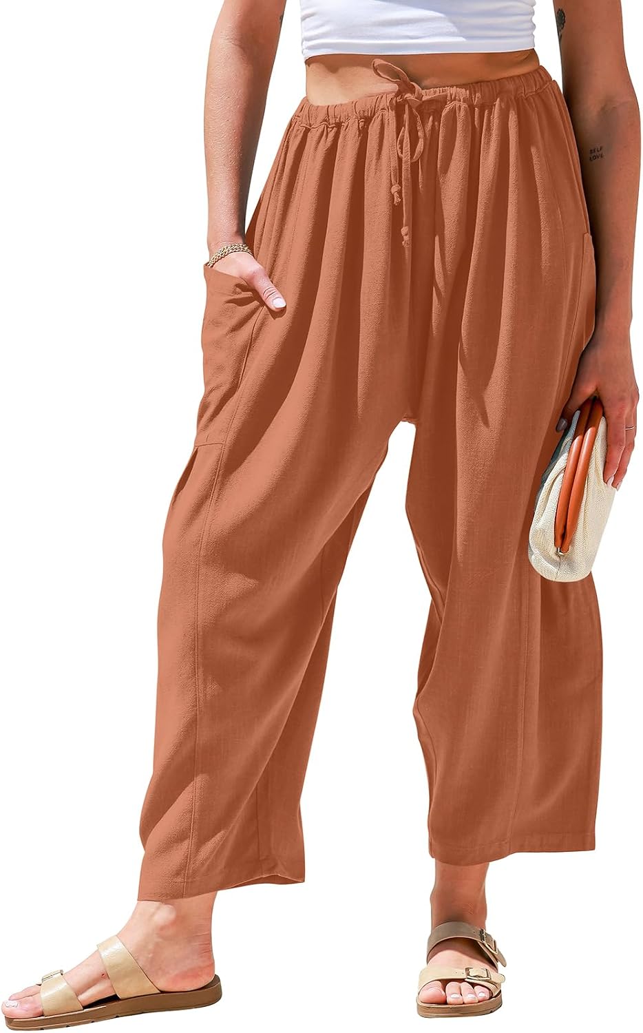 Linen Harem Pants