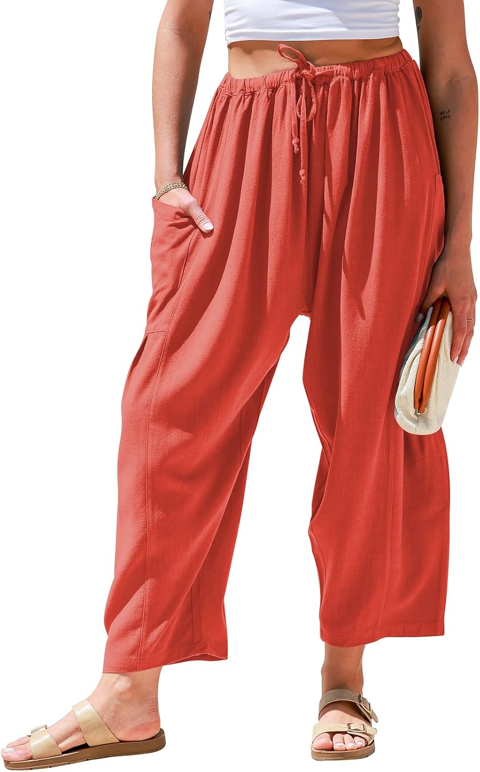 Linen Harem Pants