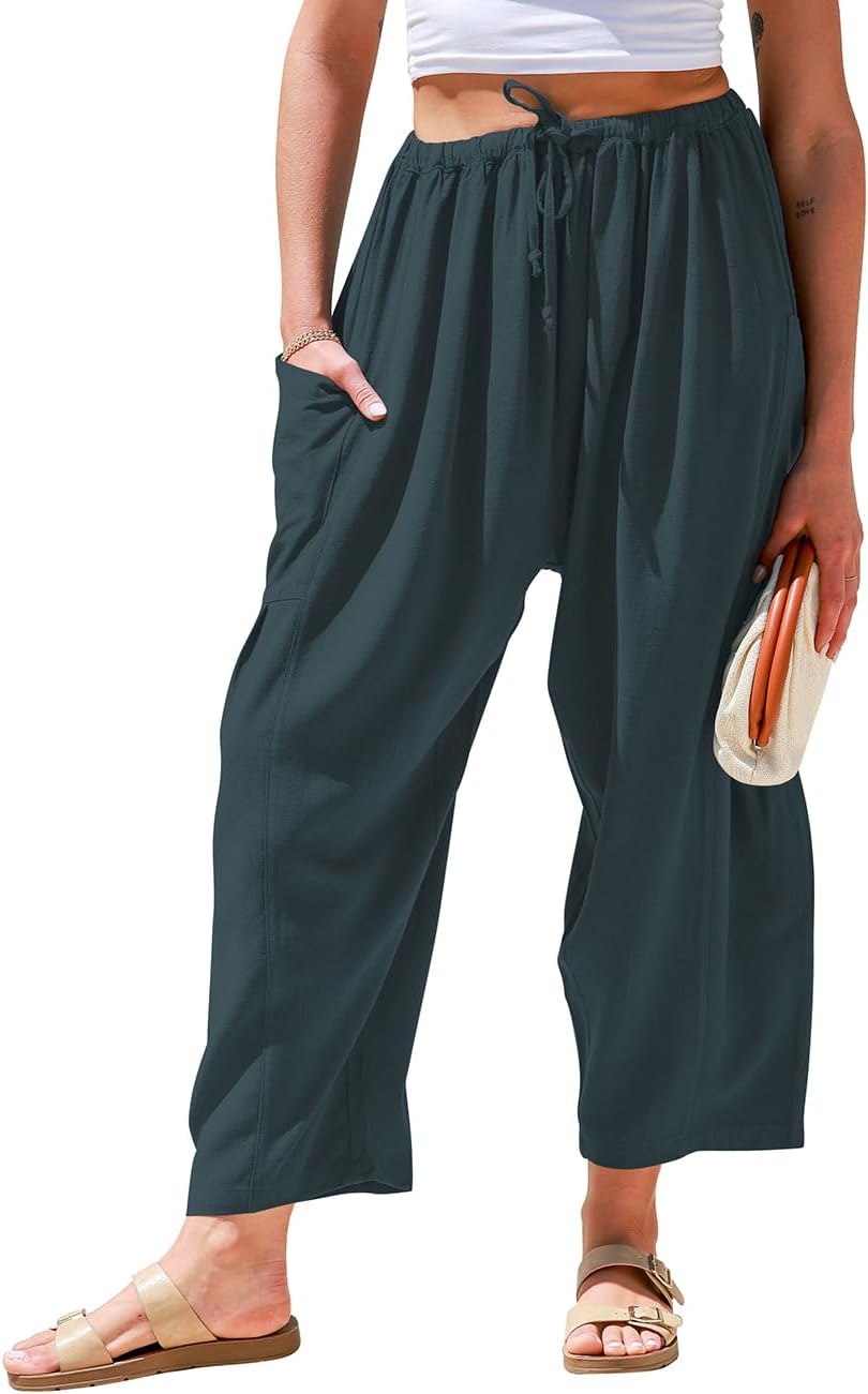 Linen Harem Pants