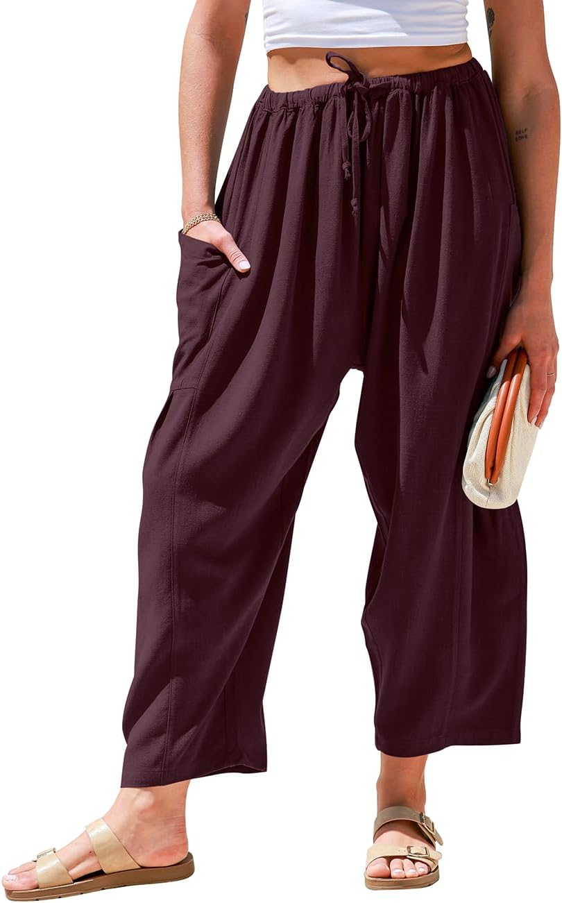 Linen Harem Pants
