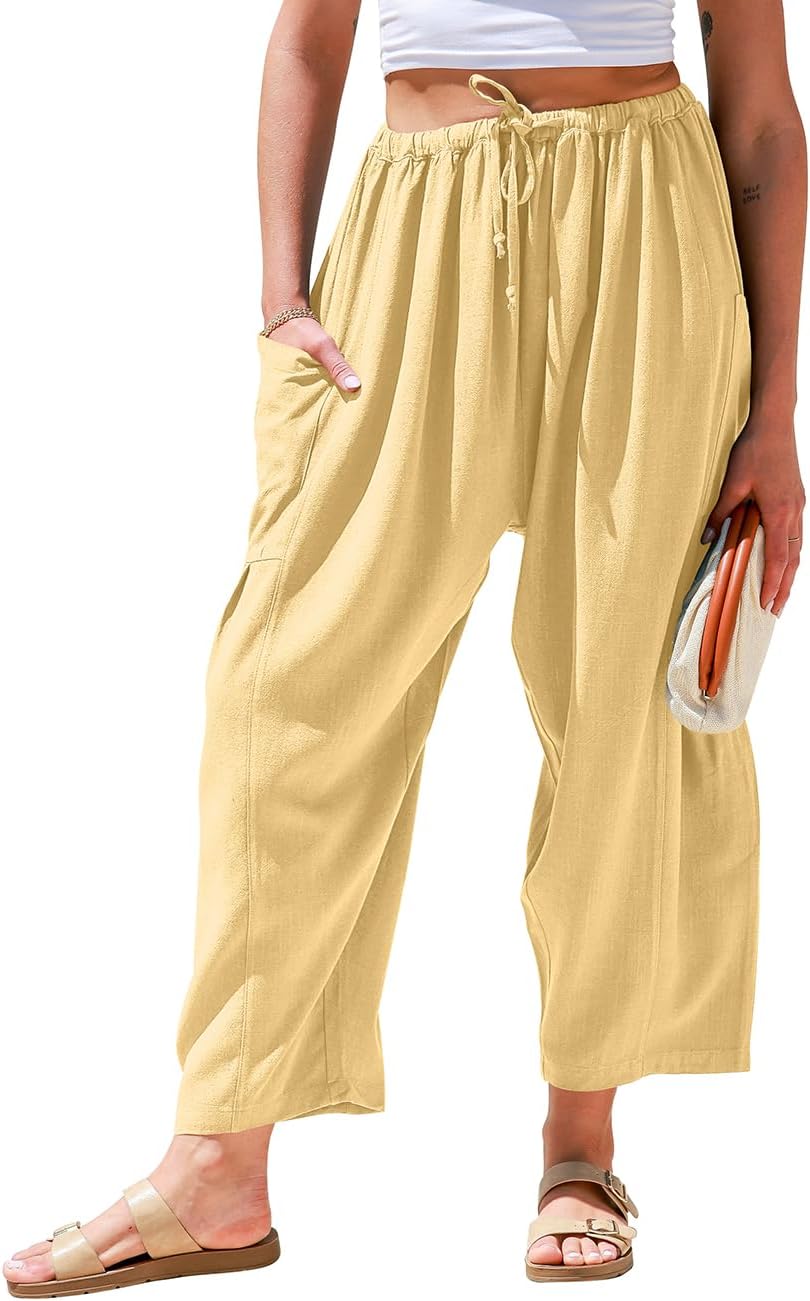 Linen Harem Pants