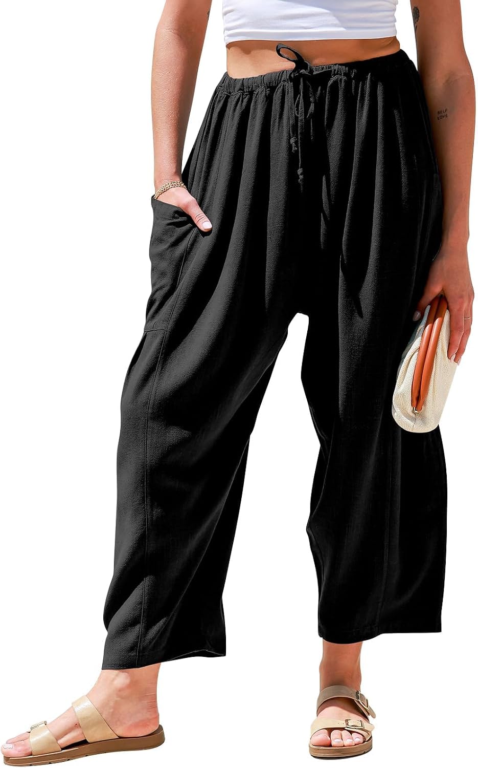 Linen Harem Pants