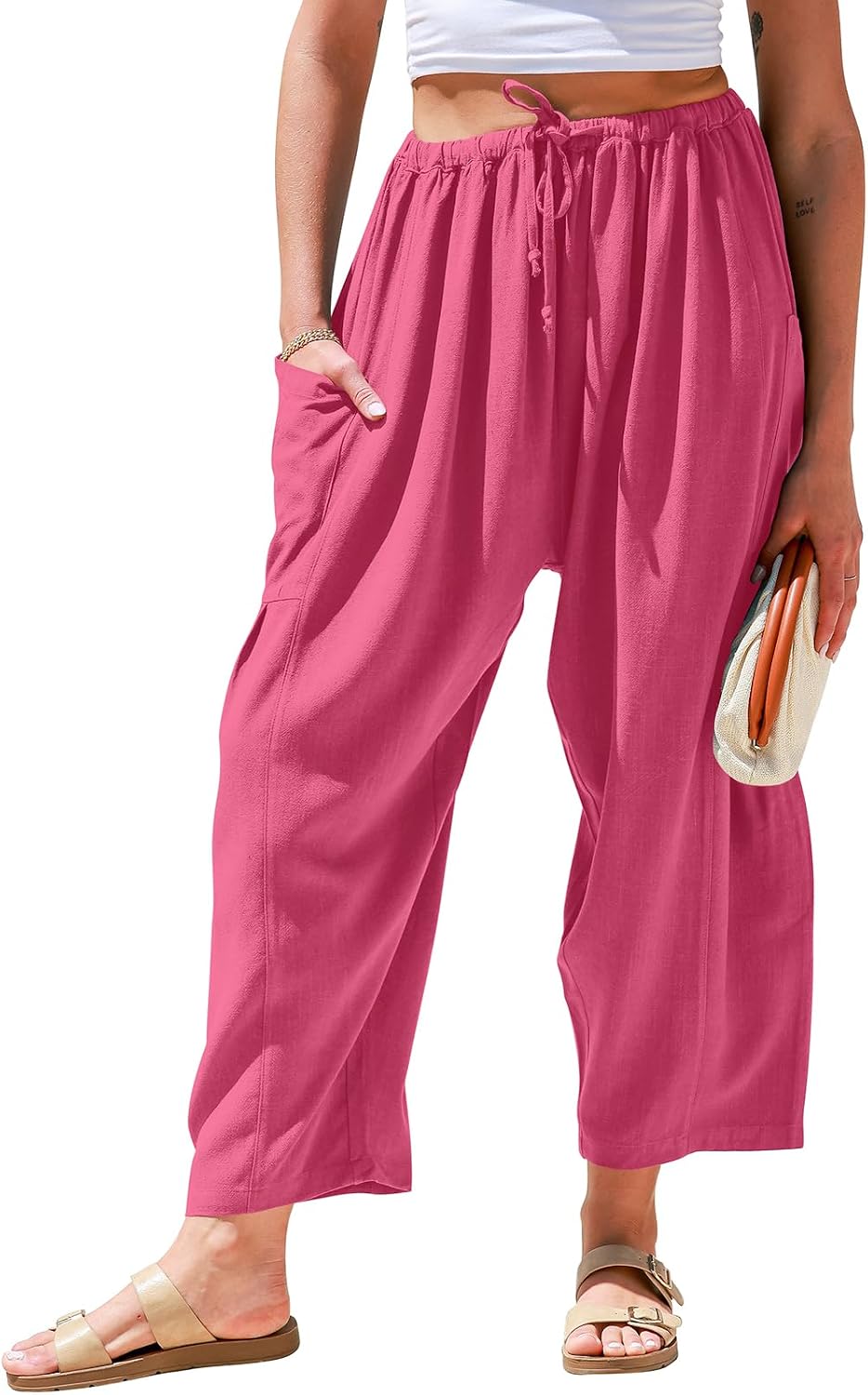Linen Harem Pants