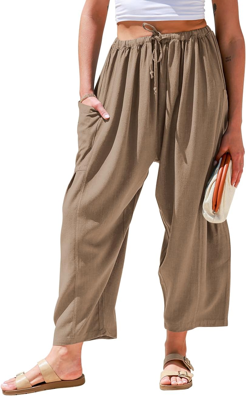 Linen Harem Pants