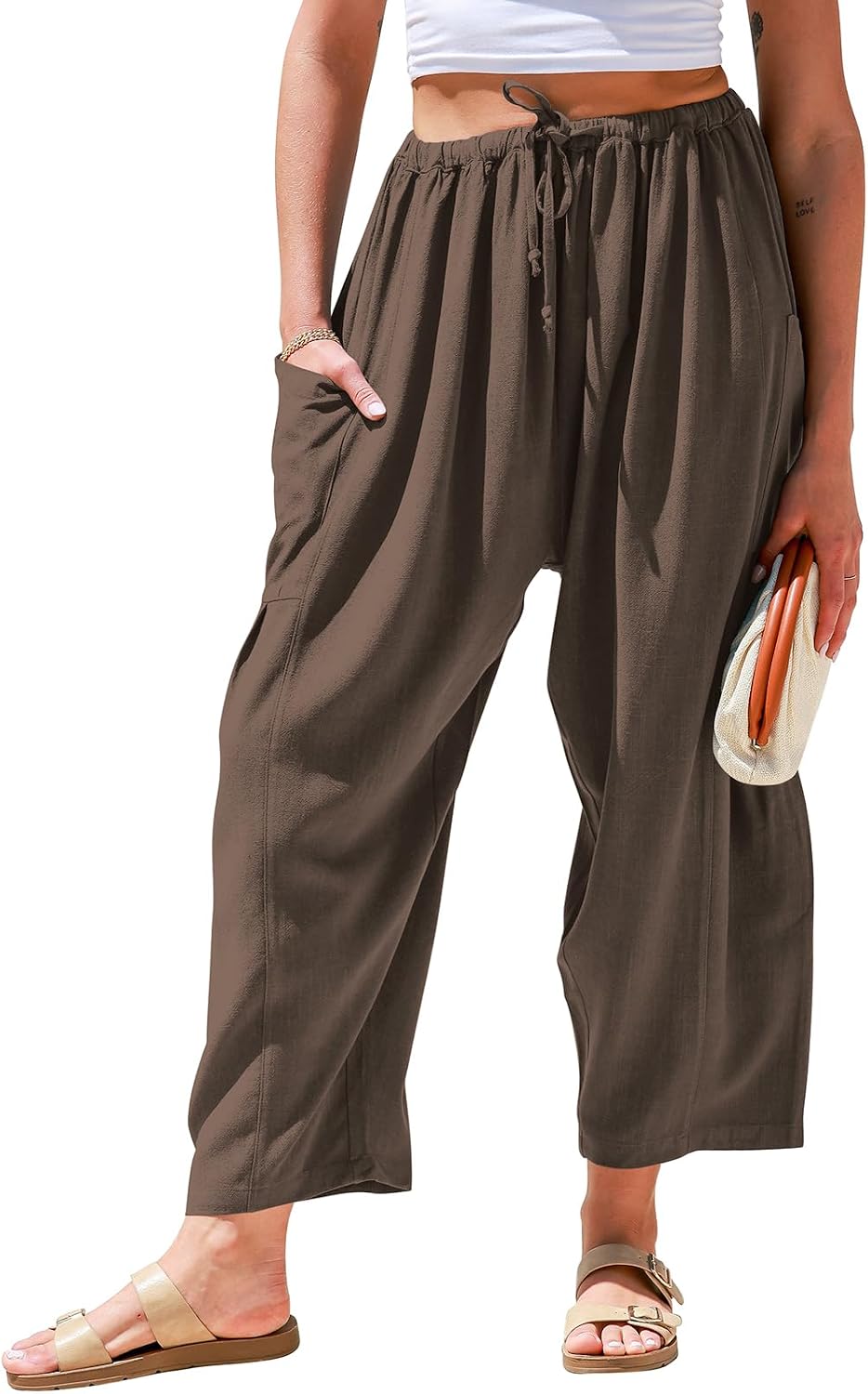 Linen Harem Pants