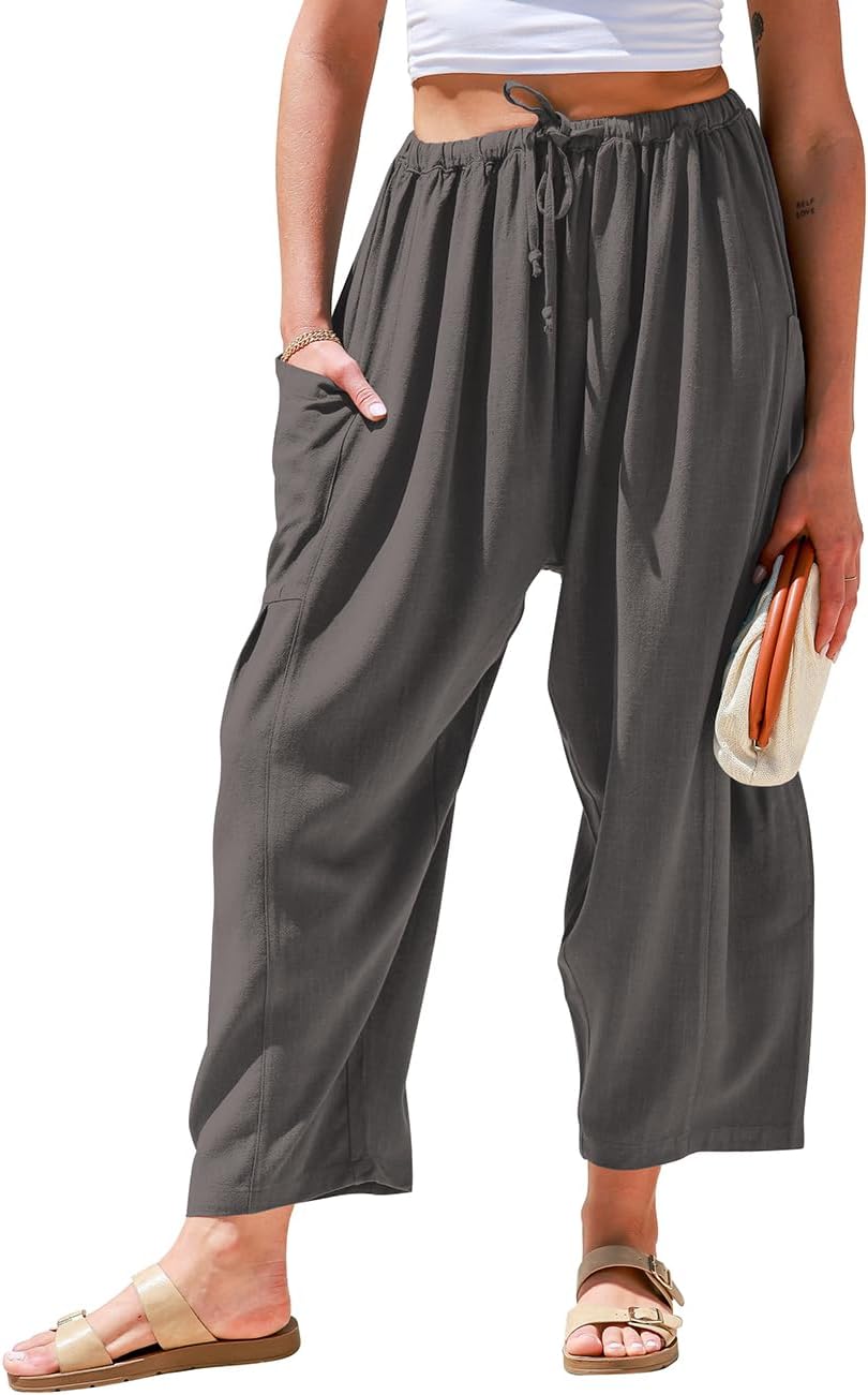 Linen Harem Pants