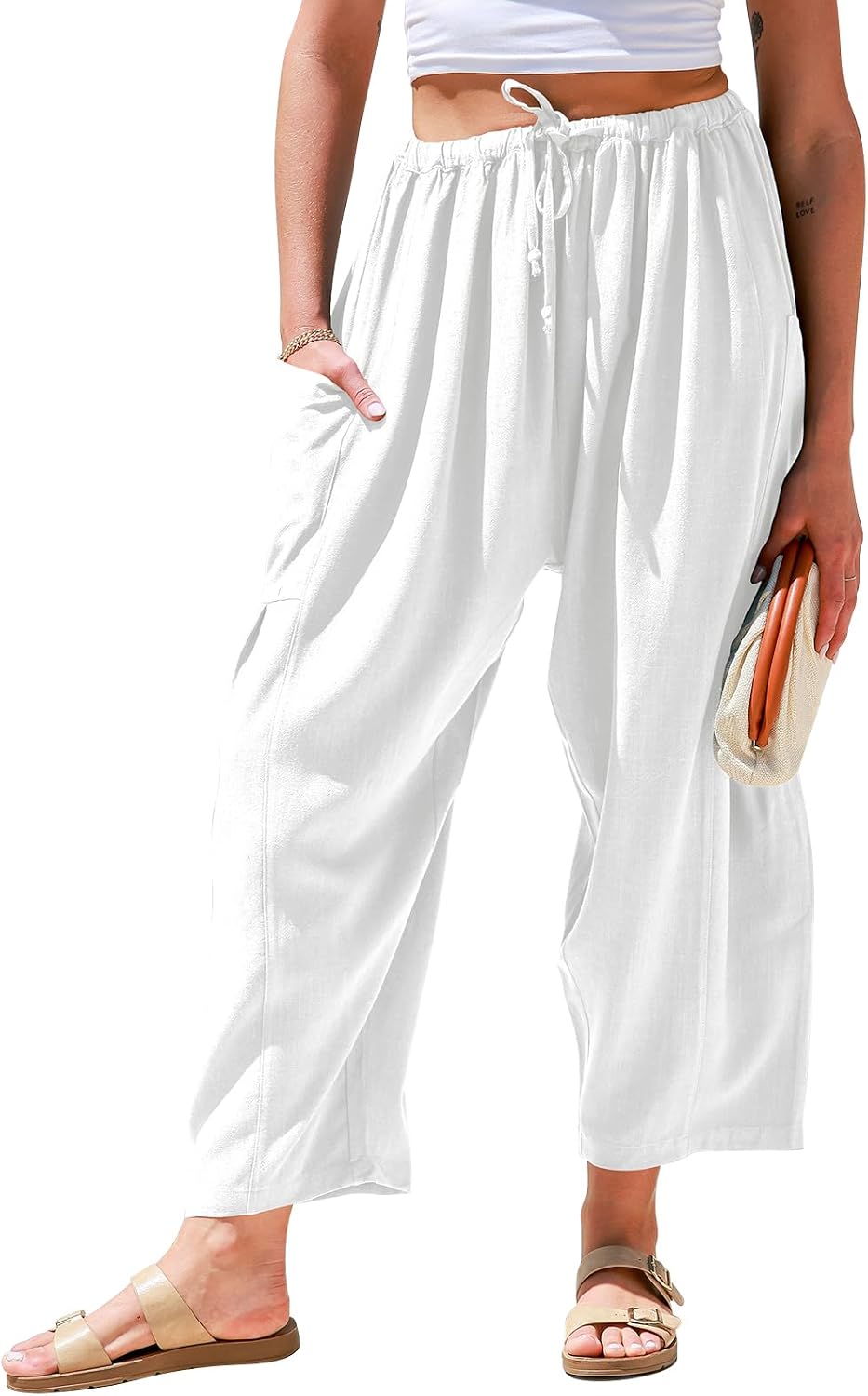Linen Harem Pants