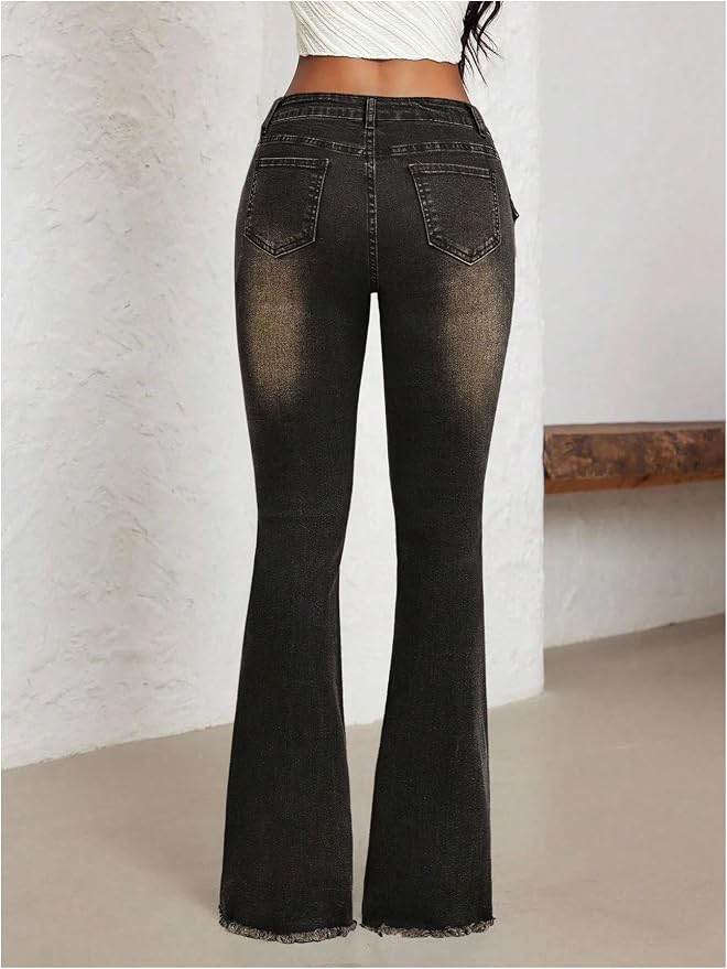 Studded Belt Jeans