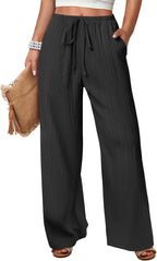 Wide Leg Beach Palazzo Pants