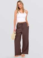 Wide Leg Beach Palazzo Pants