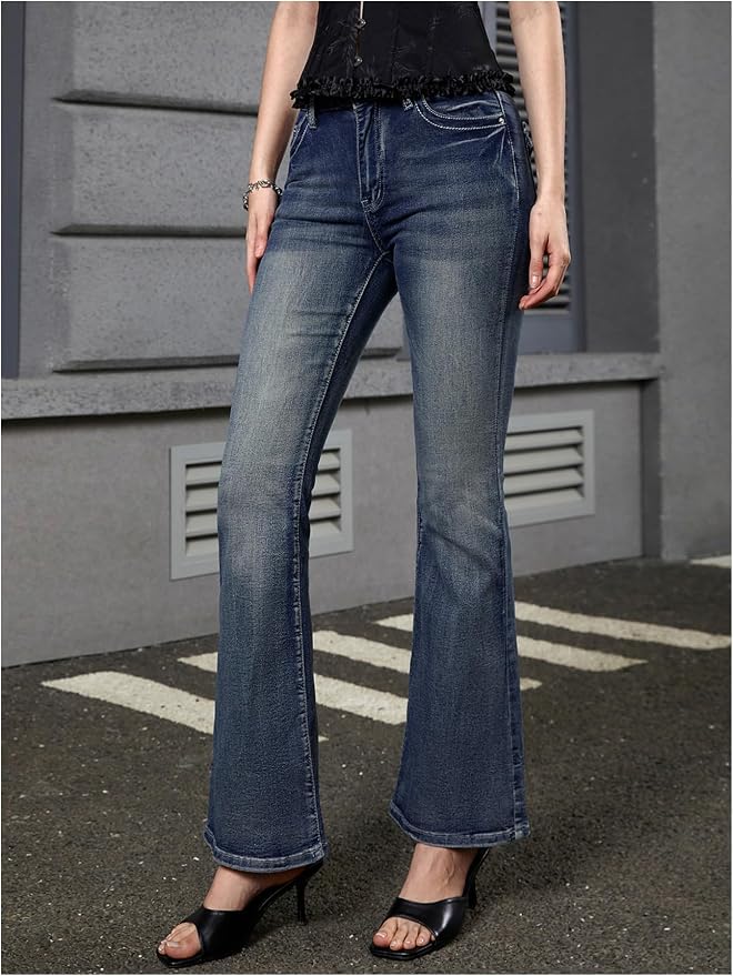 Rhinestone Blue Jeans
