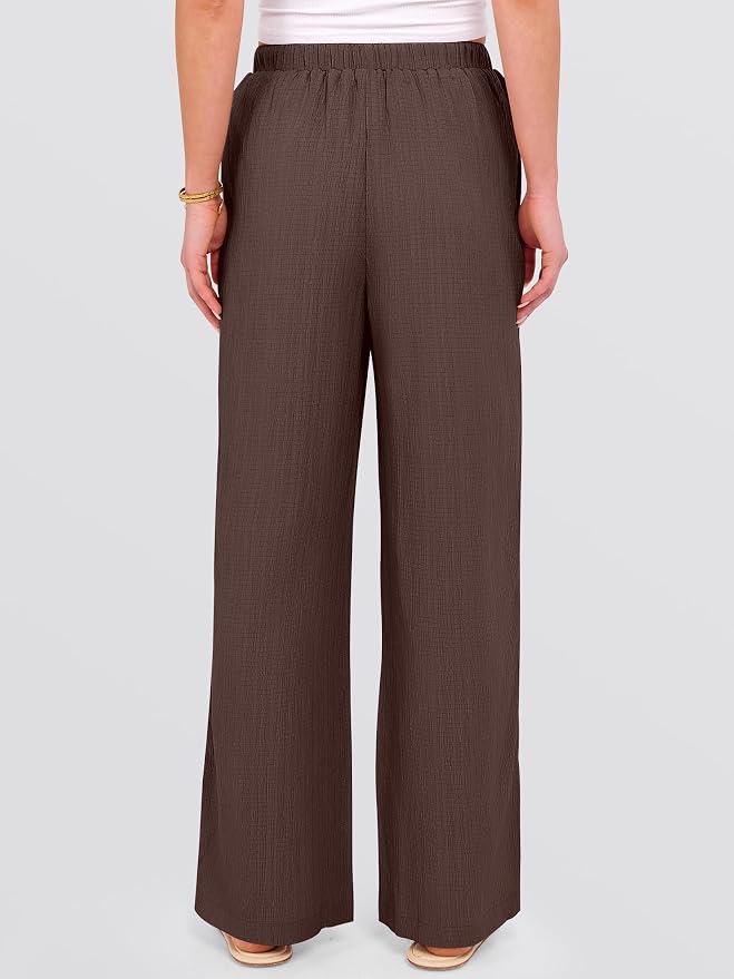 Wide Leg Beach Palazzo Pants