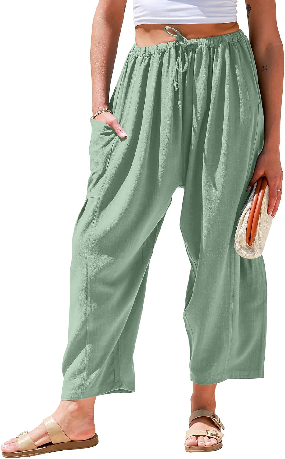 Linen Harem Pants