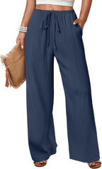 Wide Leg Beach Palazzo Pants