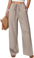 Wide Leg Beach Palazzo Pants