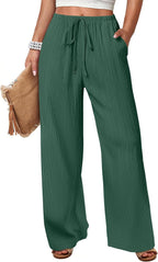 Wide Leg Beach Palazzo Pants