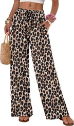 Flowy Wide Leg Pull-On Pants