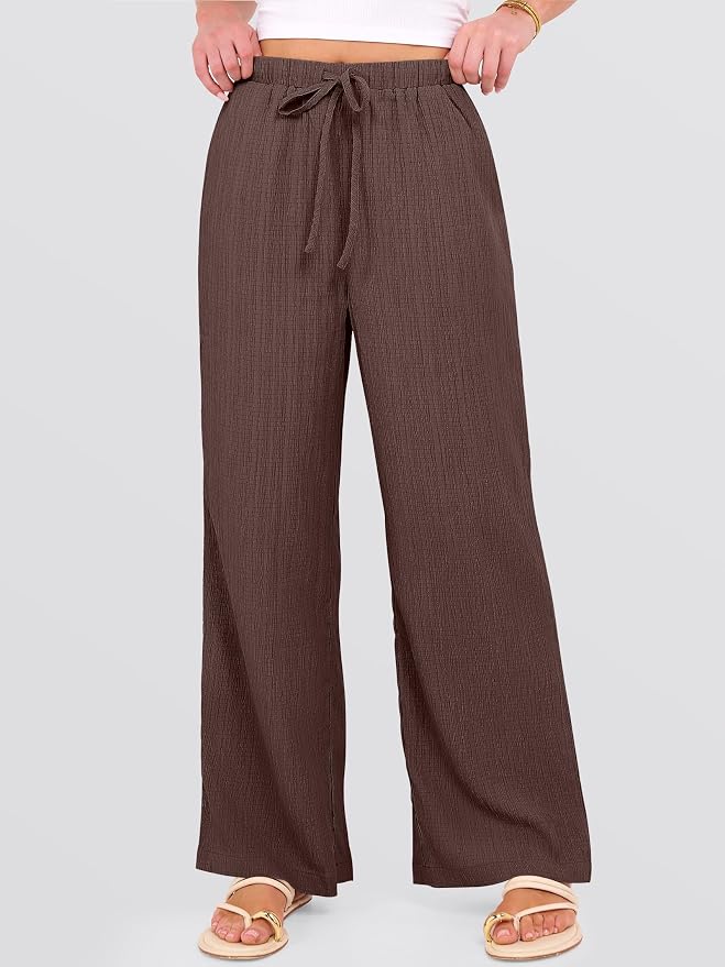 Wide Leg Beach Palazzo Pants