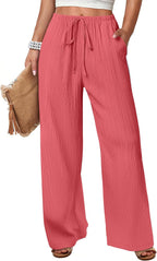 Wide Leg Beach Palazzo Pants