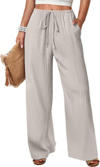 Wide Leg Beach Palazzo Pants