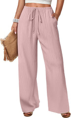 Wide Leg Beach Palazzo Pants