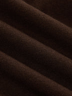 Contrast Scallop Trim Wool Blend Knit Sweater