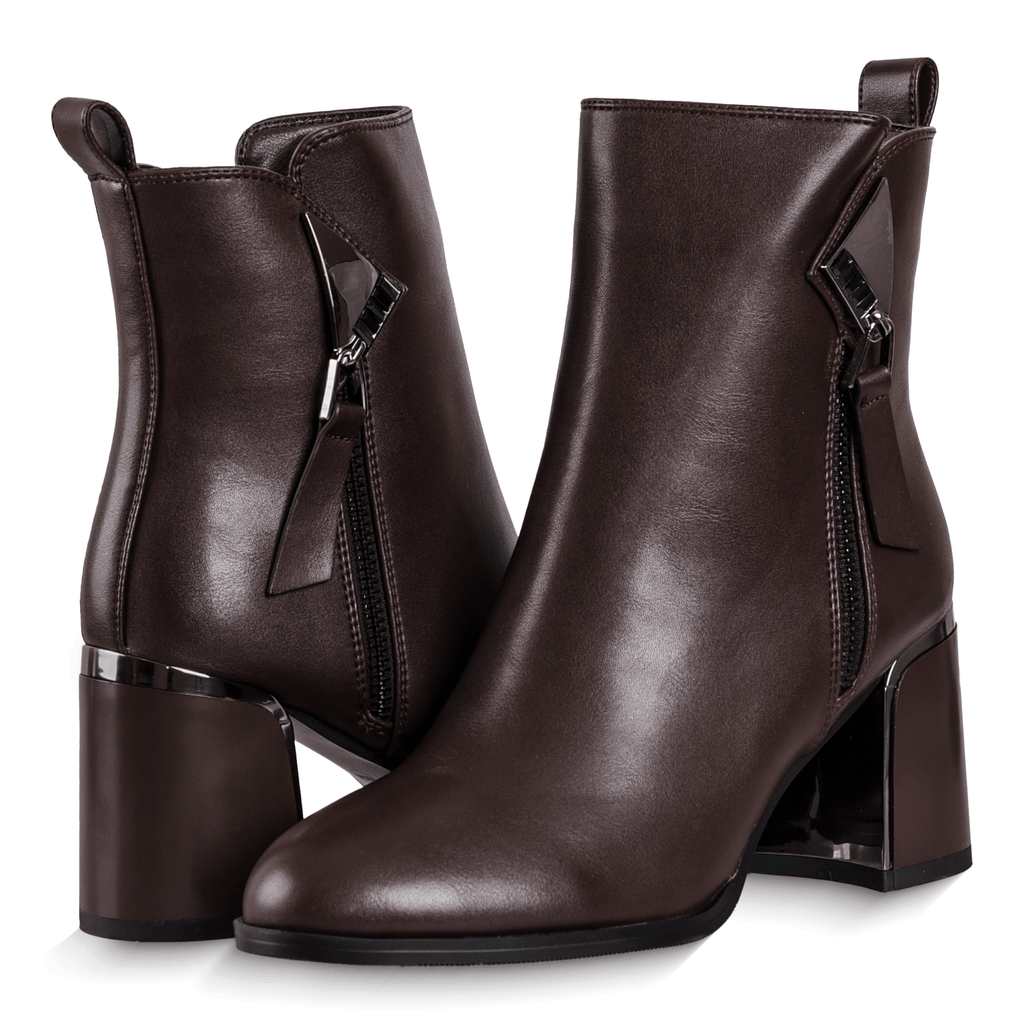 The Aurelia Luxe™ Leather Ankle Boots