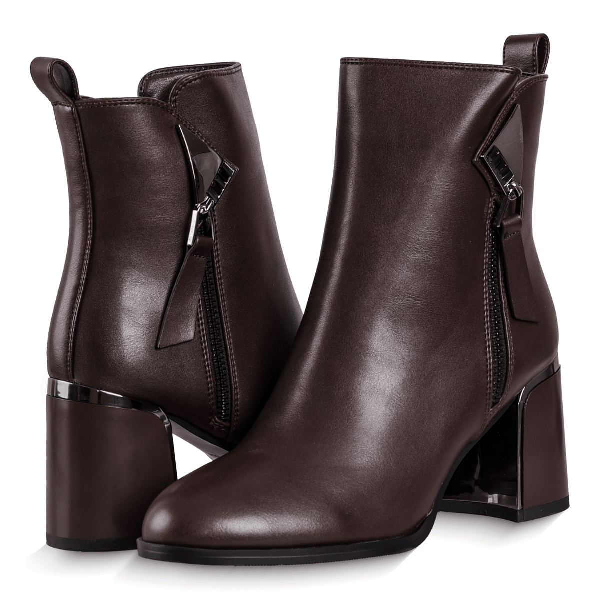 The Aurelia Luxe™ Leather Ankle Boots