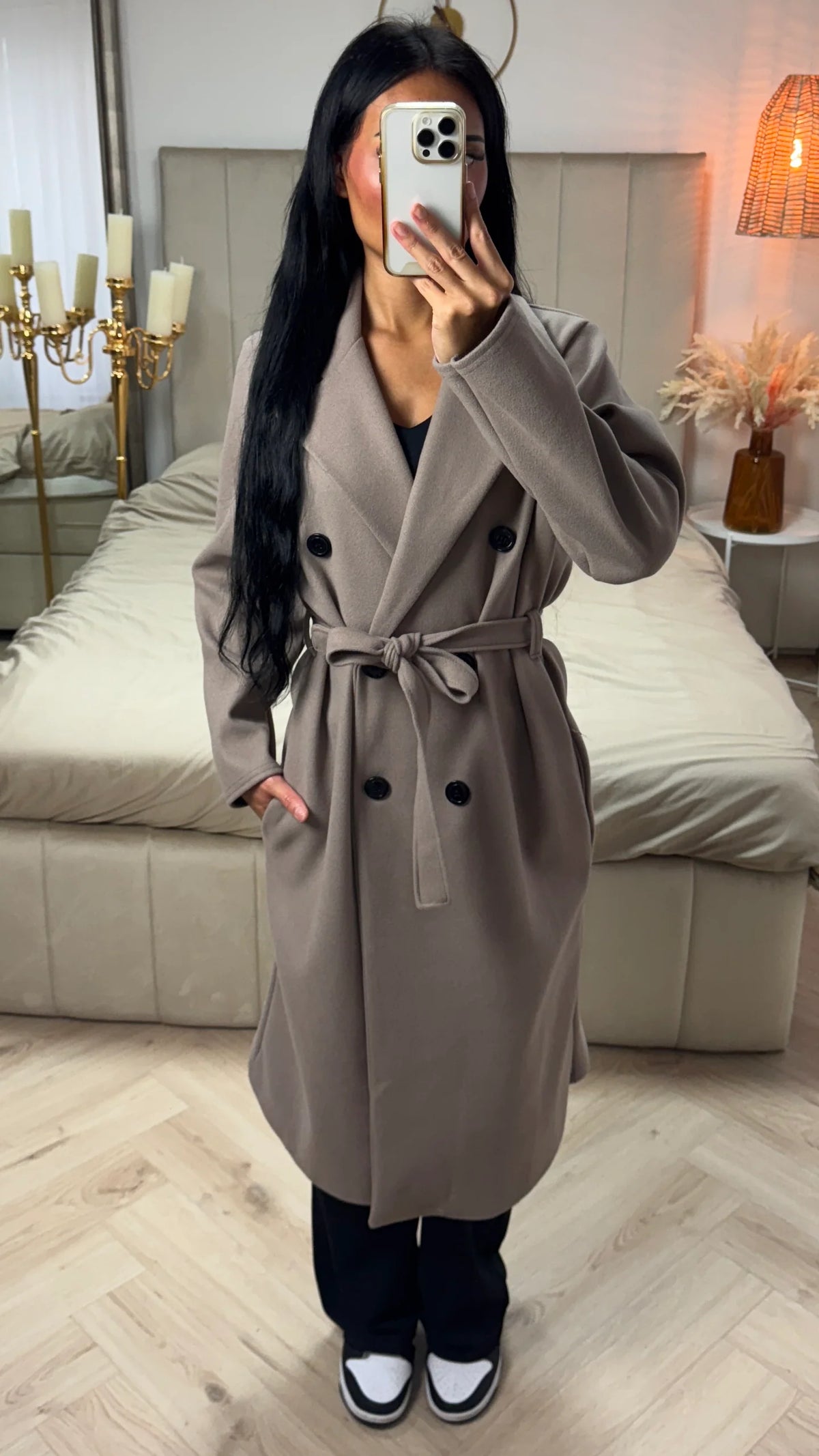 Long Belted Coat