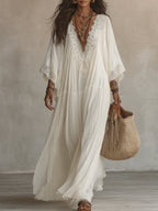 Carla | Elegant Dress with Bat Sleeves